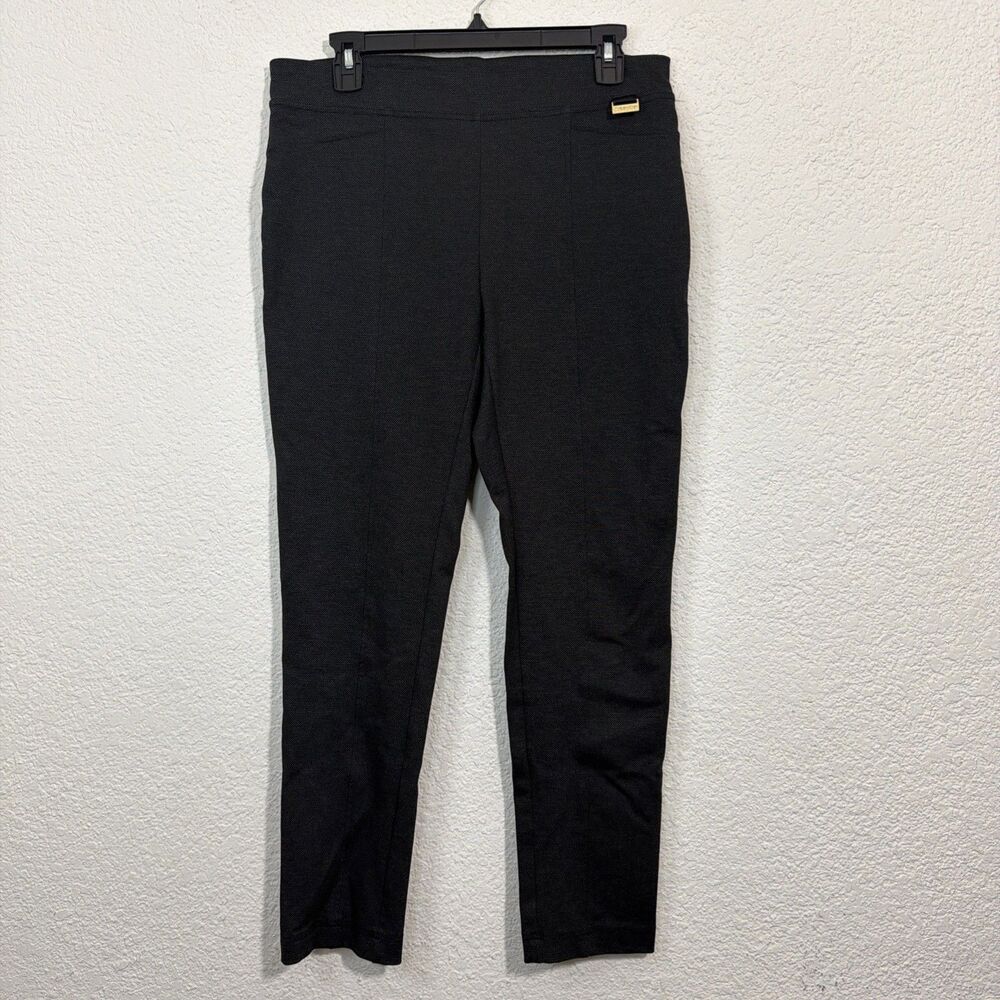 Women's Calvin Klein Pants With A Tapered Leg And Front Seam Size Medium